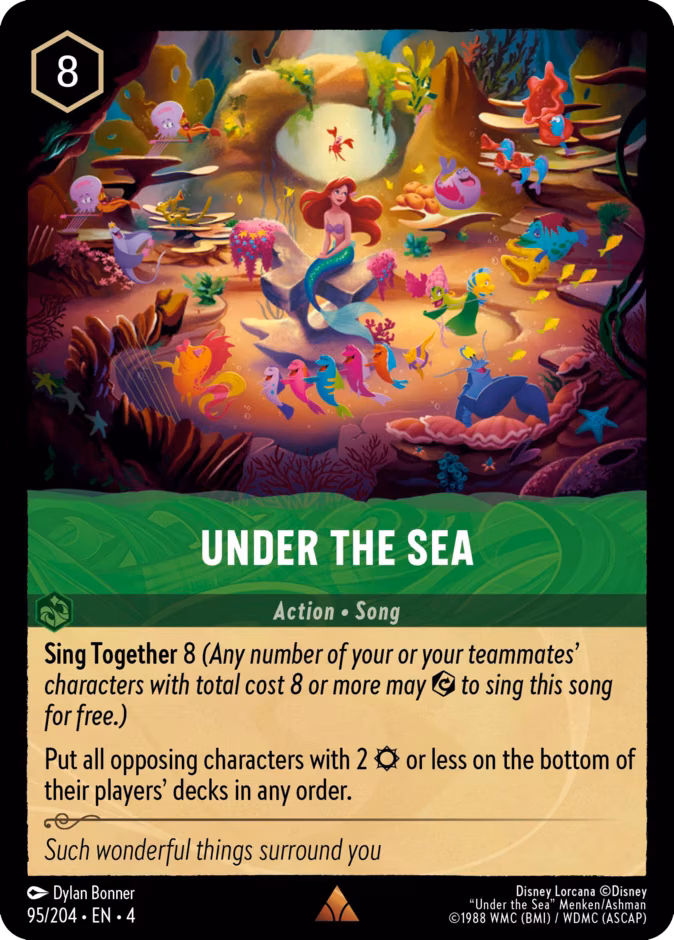 Under the Sea Lorcana card (95/204, Ursula's Return)