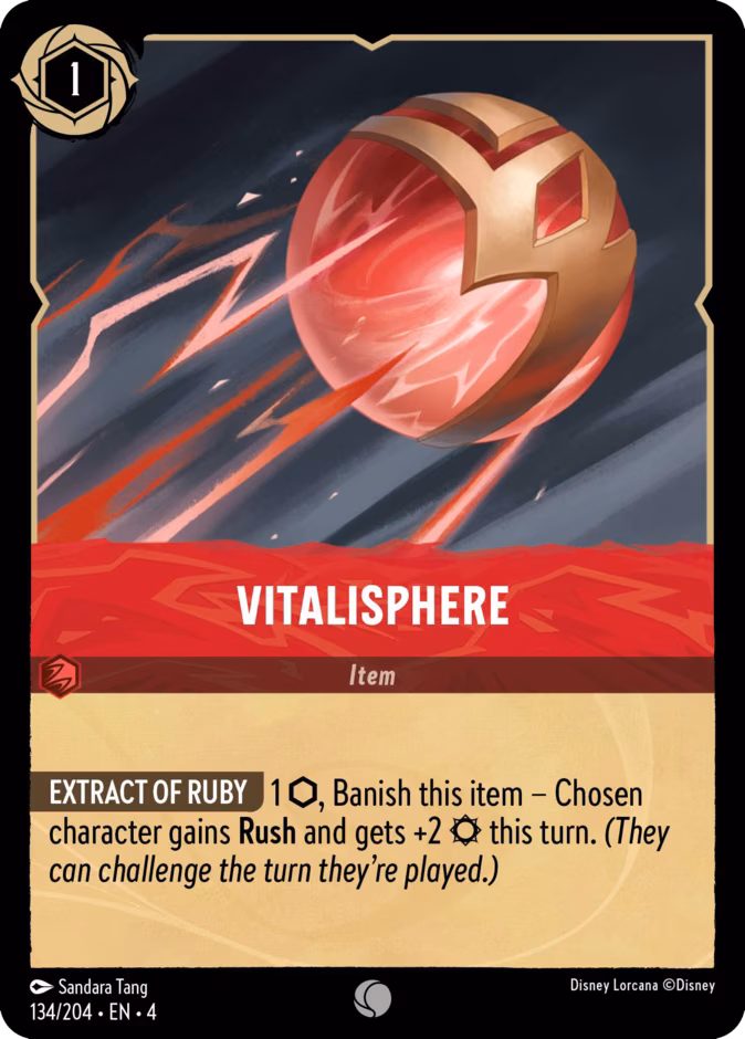 Vitalisphere Lorcana card (134/204, Ursula's Return)
