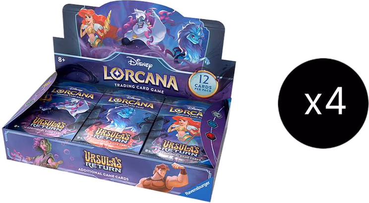 Disney Lorcana Ursula's Return Booster Box Case