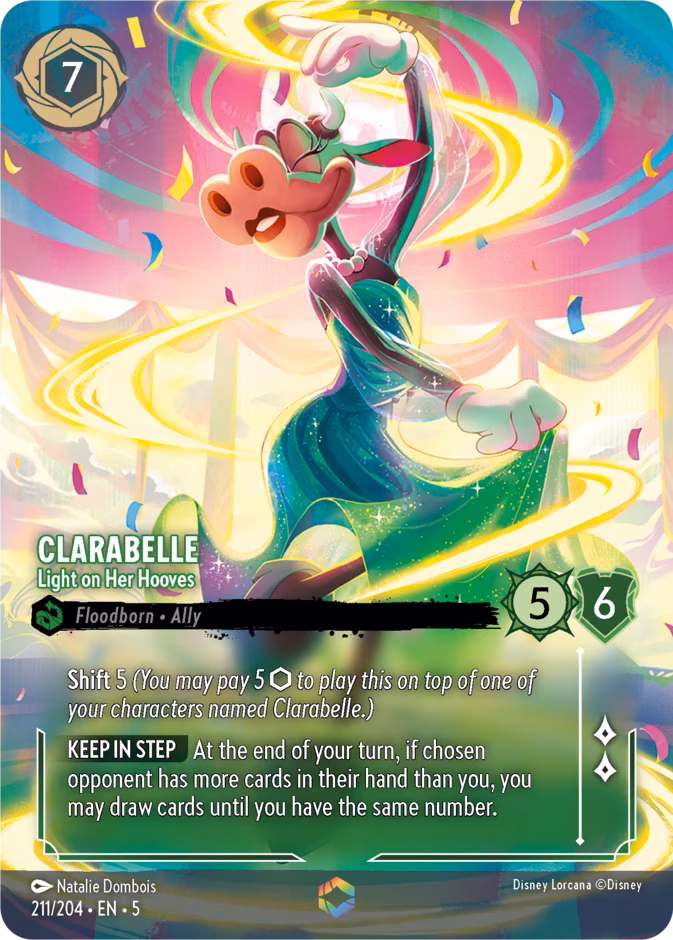 Clarabelle - Light on Her Hooves Lorcana card (211/204)