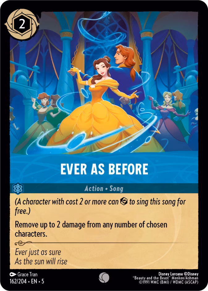 Ever as Before Lorcana card (162/204, Shimmering Skies)