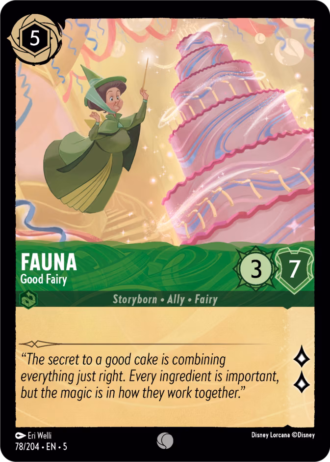 Fauna - Good Fairy Lorcana card (78/204, Shimmering Skies)