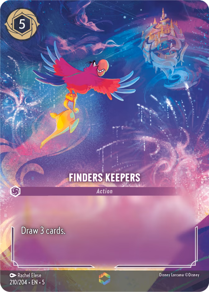 Finders Keepers Lorcana card (210/204, Shimmering Skies)