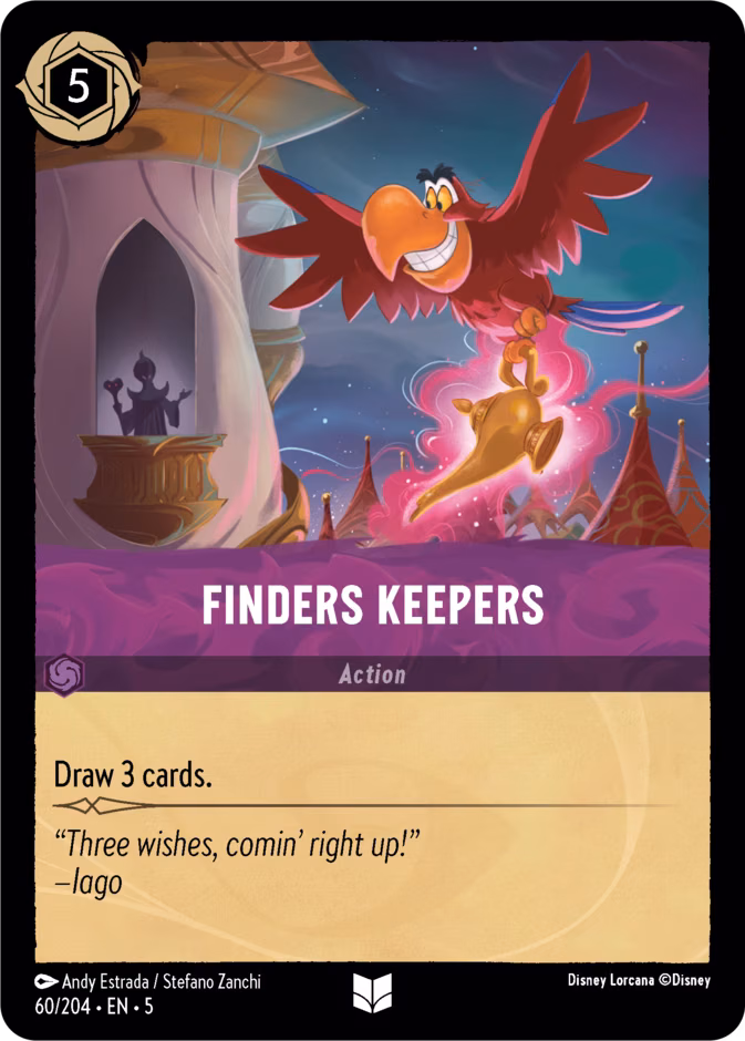 Finders Keepers Lorcana card (60/204, Shimmering Skies)