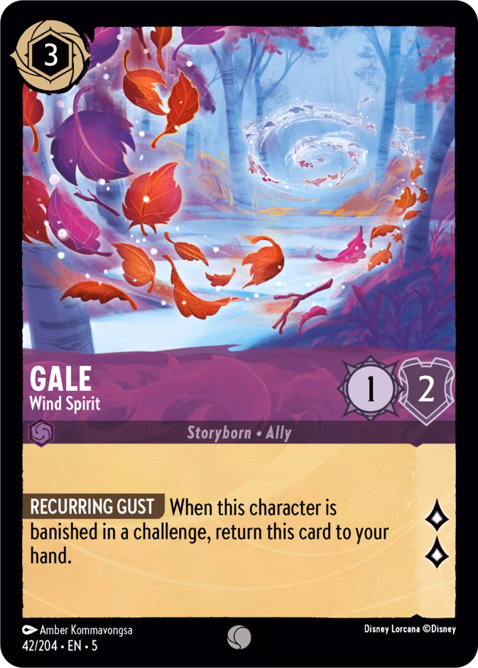 Gale - Wind Spirit Lorcana card (42/204, Shimmering Skies)