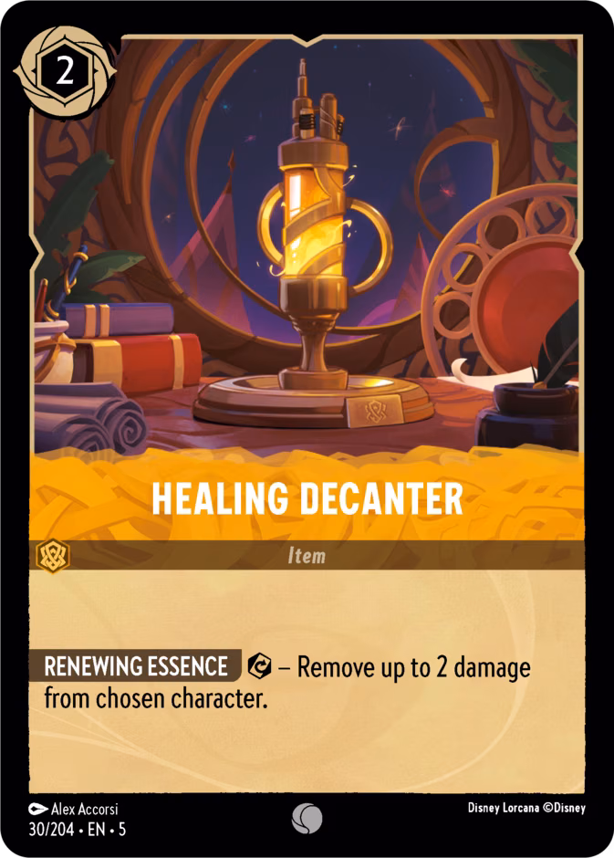Healing Decanter Lorcana card (30/204, Shimmering Skies)