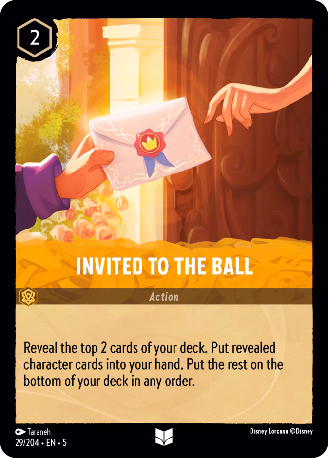 Invited to the Ball Lorcana card (29/204, Shimmering Skies)