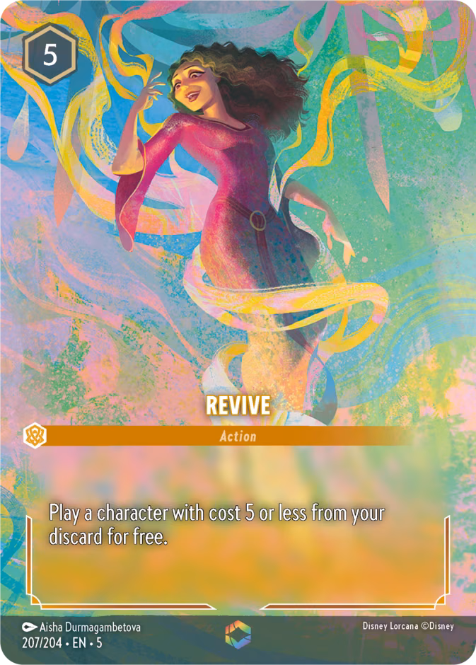 Revive Lorcana card (207/204, Shimmering Skies)