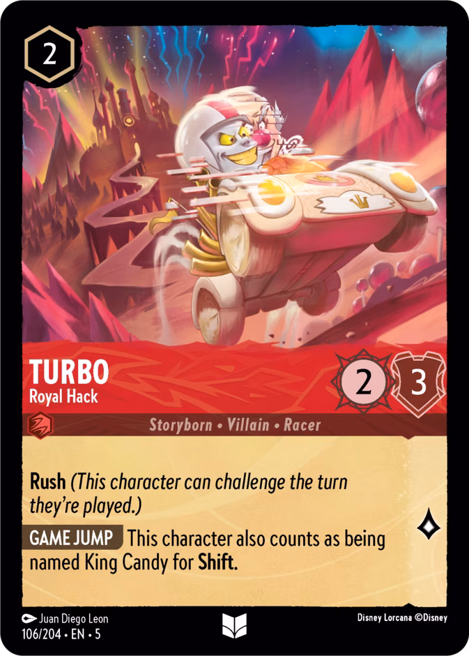 Turbo - Royal Hack Lorcana card (106/204, Shimmering Skies)
