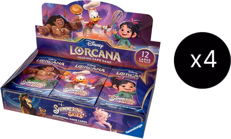 Disney Lorcana Shimmering Skies Booster Box Case