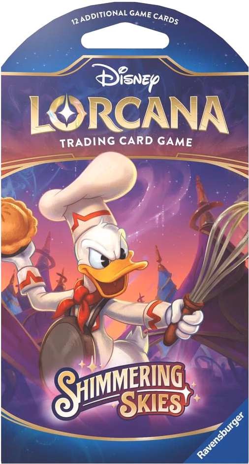 Disney Lorcana Shimmering Skies Sleeved Booster Pack