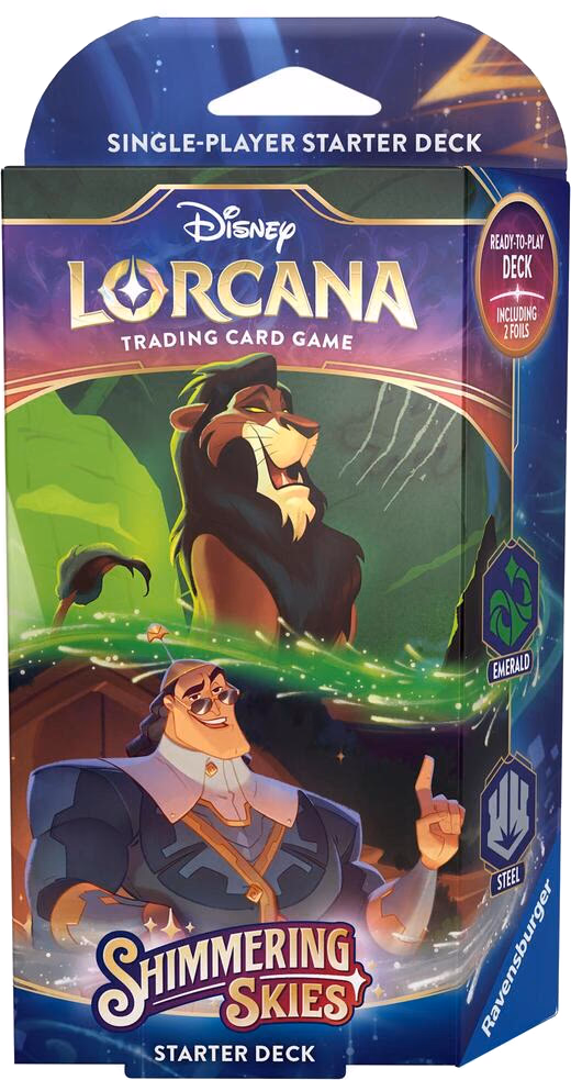 Disney Lorcana Shimmering Skies Starter Deck (Emerald & Steel)