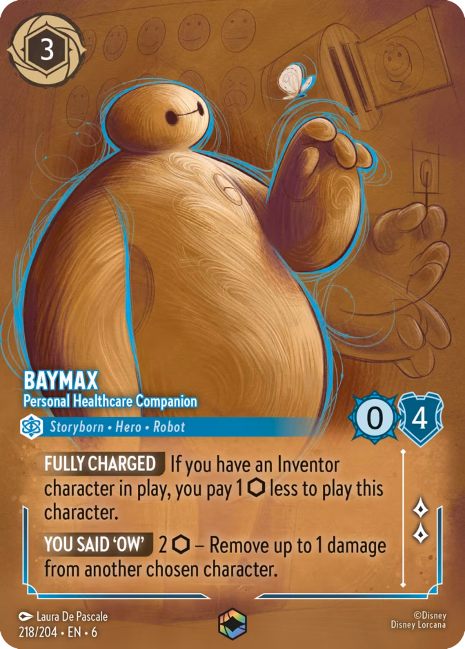 Baymax - Personal Healthcare Companion Lorcana card (218/204)