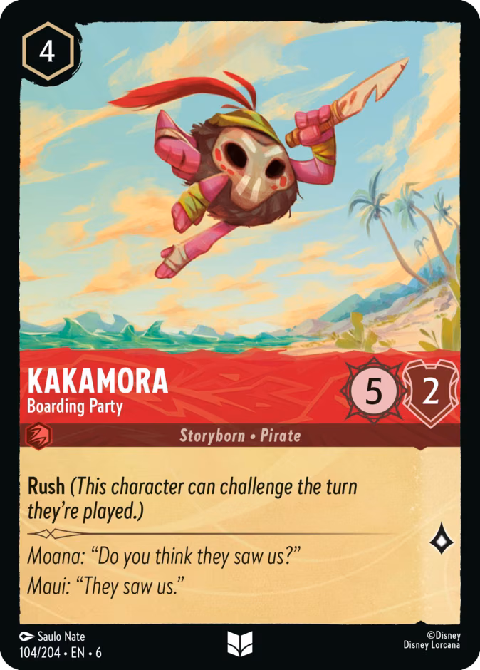Kakamora - Boarding Party Lorcana card (104/204, Azurite Sea)