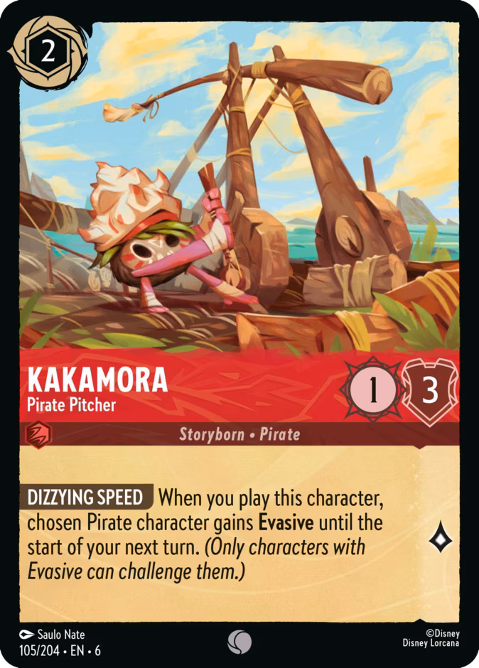 Kakamora - Pirate Pitcher Lorcana card (105/204, Azurite Sea)