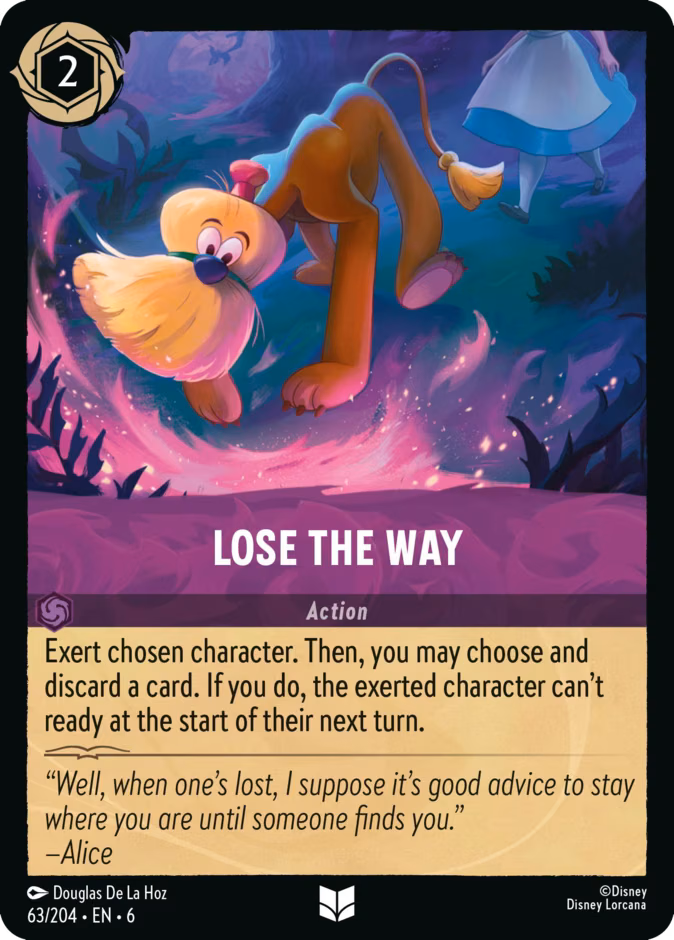 Lose the Way Lorcana card (63/204, Azurite Sea)
