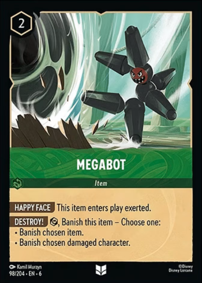 MegaBot Lorcana card (98/204, Azurite Sea)