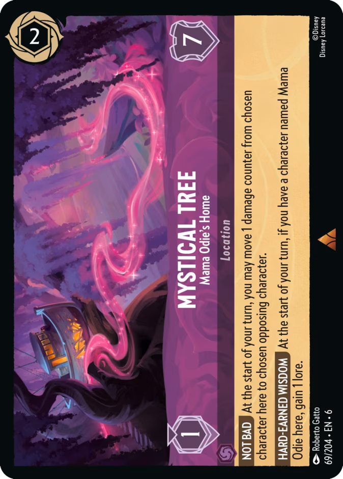 Mystical Tree - Mama Odie's Home Lorcana card (69/204, Azurite Sea)