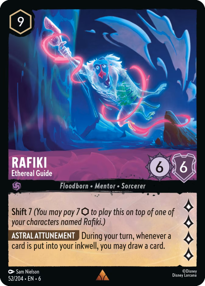 Rafiki - Ethereal Guide Lorcana card (52/204, Azurite Sea)