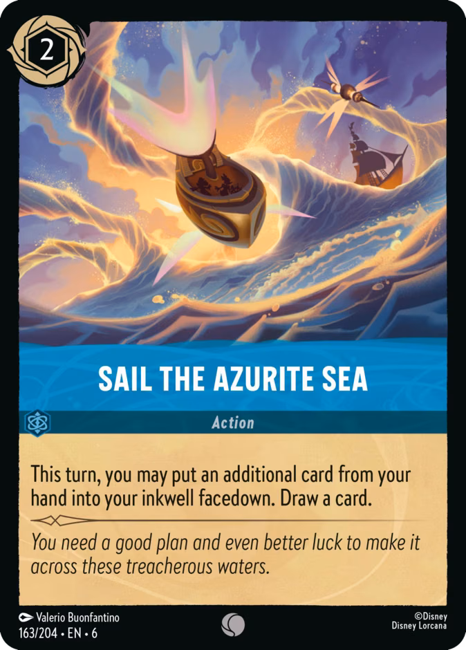 Sail the Azurite Sea Lorcana card (163/204, Azurite Sea)