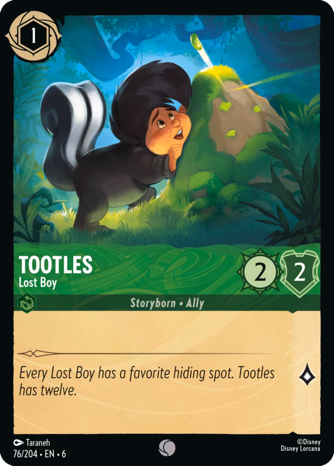 Tootles - Lost Boy Lorcana card (76/204, Azurite Sea)