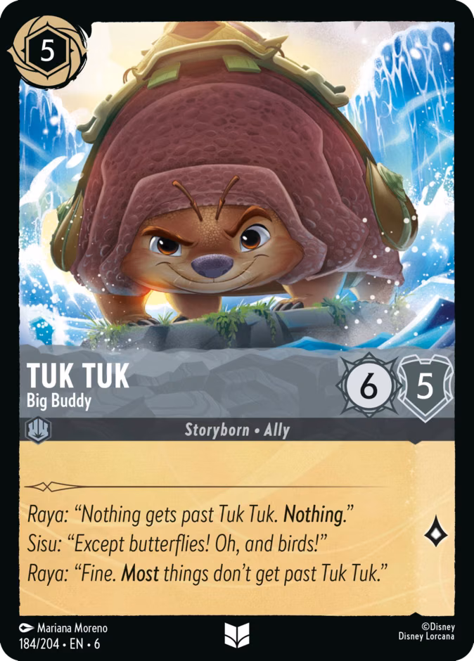 Tuk Tuk - Big Buddy Lorcana card (184/204, Azurite Sea)