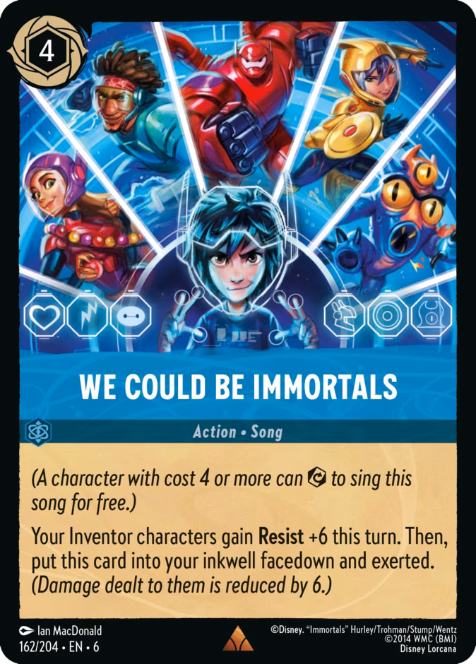 We Could Be Immortals Lorcana card (162/204, Azurite Sea)