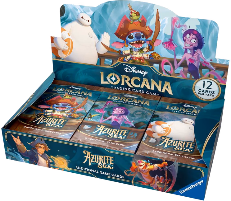 Disney Lorcana Azurite Sea Booster Box