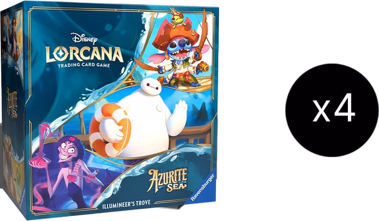Disney Lorcana Azurite Sea Illumineer's Trove Case