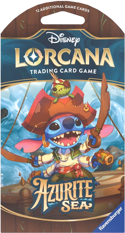 Disney Lorcana Azurite Sea Sleeved Booster Pack