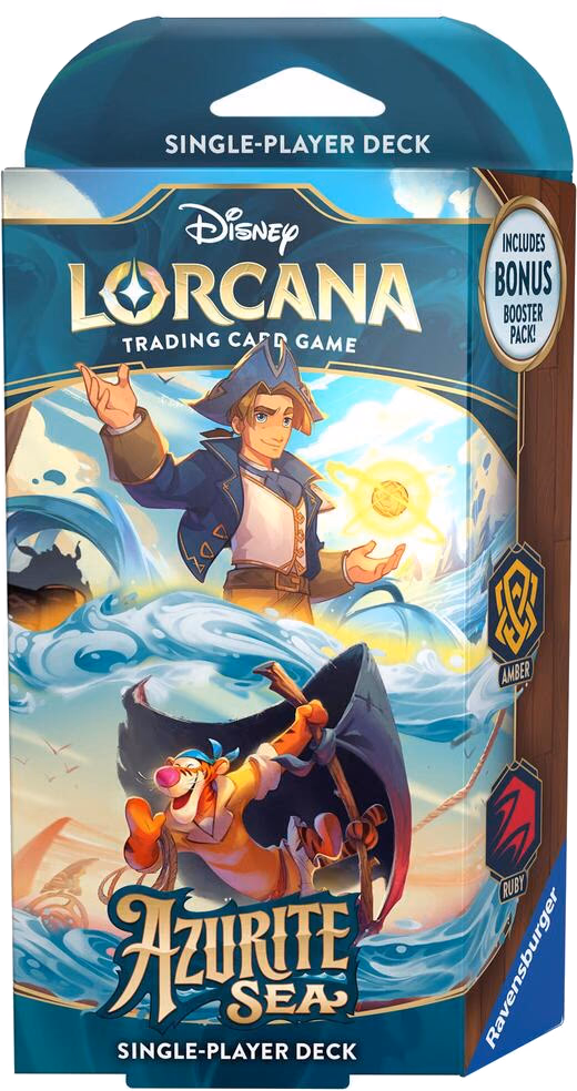 Disney Lorcana Azurite Sea Starter Deck (Amber & Ruby)