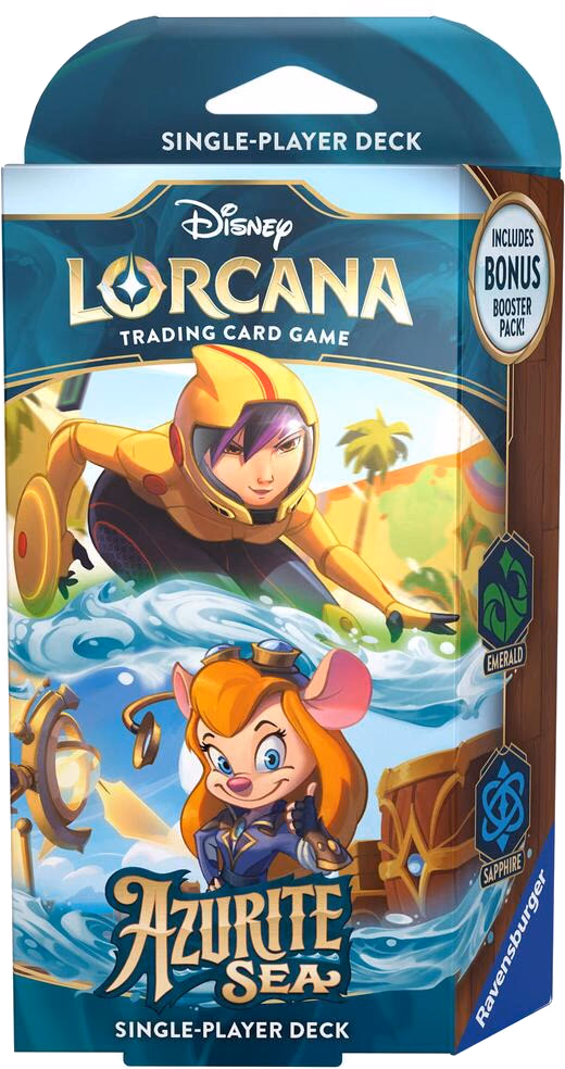 Disney Lorcana Azurite Sea Starter Deck (Emerald & Sapphire)