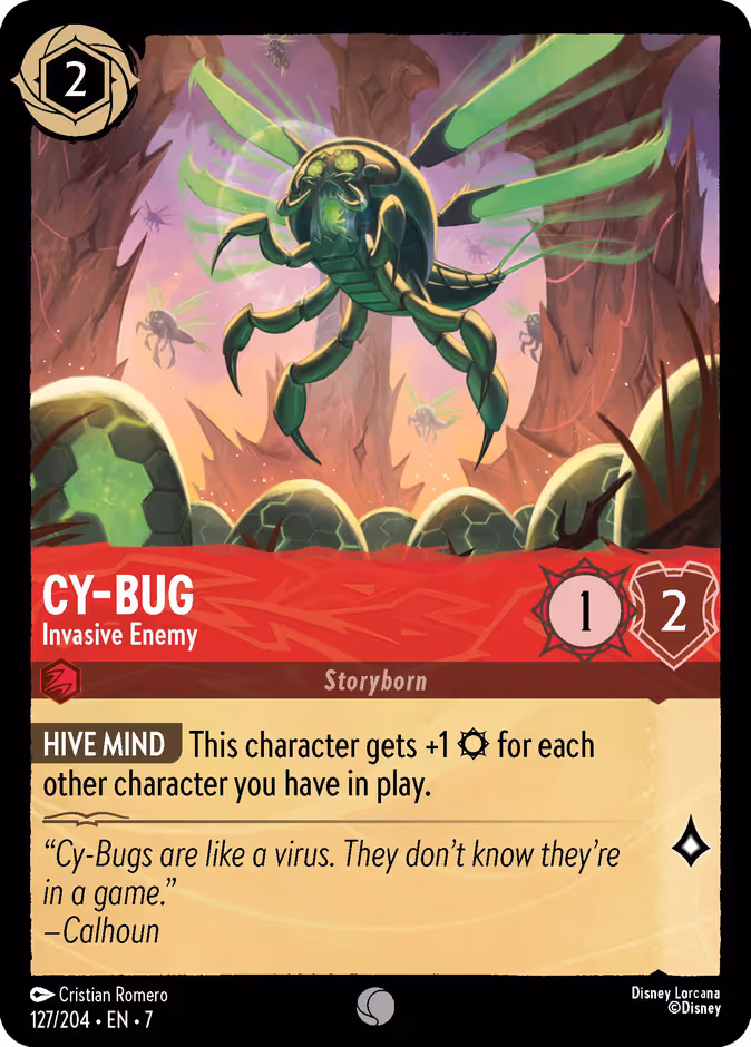 Cy-Bug - Invasive Enemy Lorcana card (127/204, Archazia's Island)