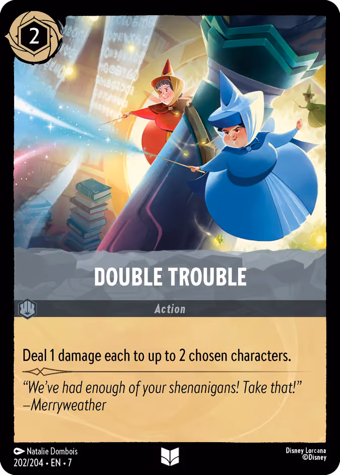 Double Trouble Lorcana card (202/204, Archazia's Island)
