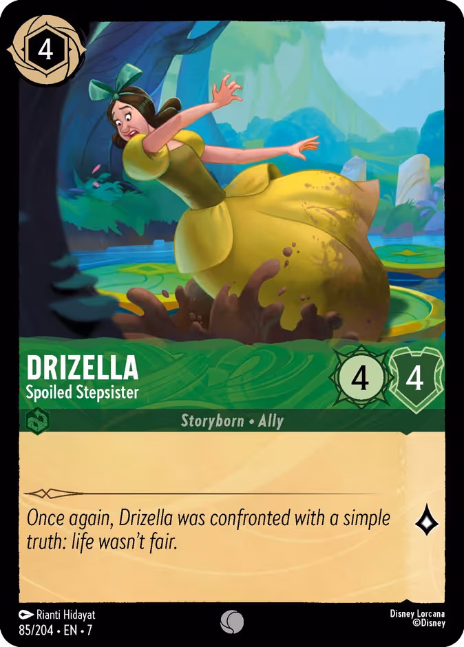 Drizella - Spoiled Stepsister Lorcana card (85/204, Archazia's Island)