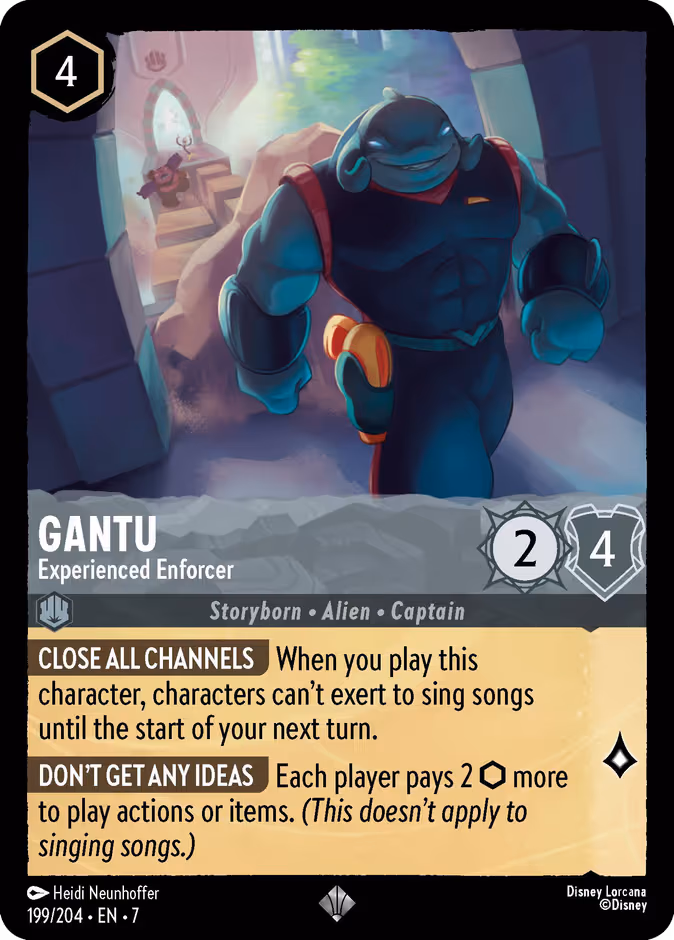 Gantu - Experienced Enforcer Lorcana card (199/204, Archazia's Island)