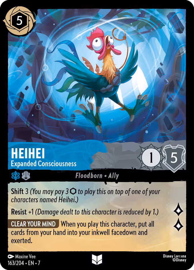 Heihei - Expanded Consciousness Lorcana card (163/204, Archazia's Island)