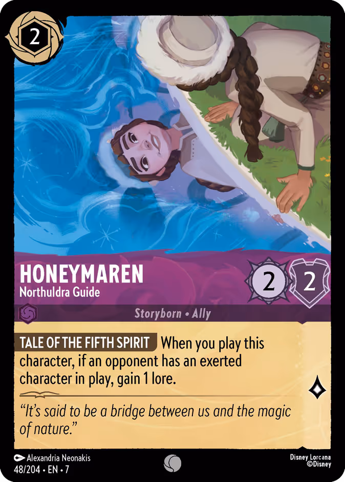 Honeymaren - Northuldra Guide Lorcana card (48/204, Archazia's Island)