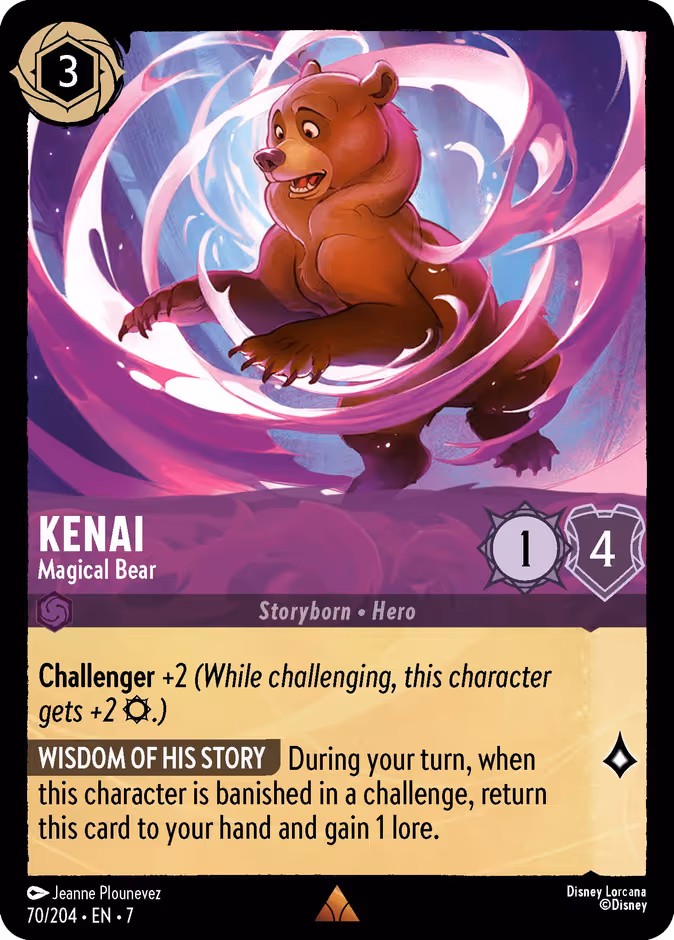 Kenai - Magical Bear Lorcana card (70/204, Archazia's Island)