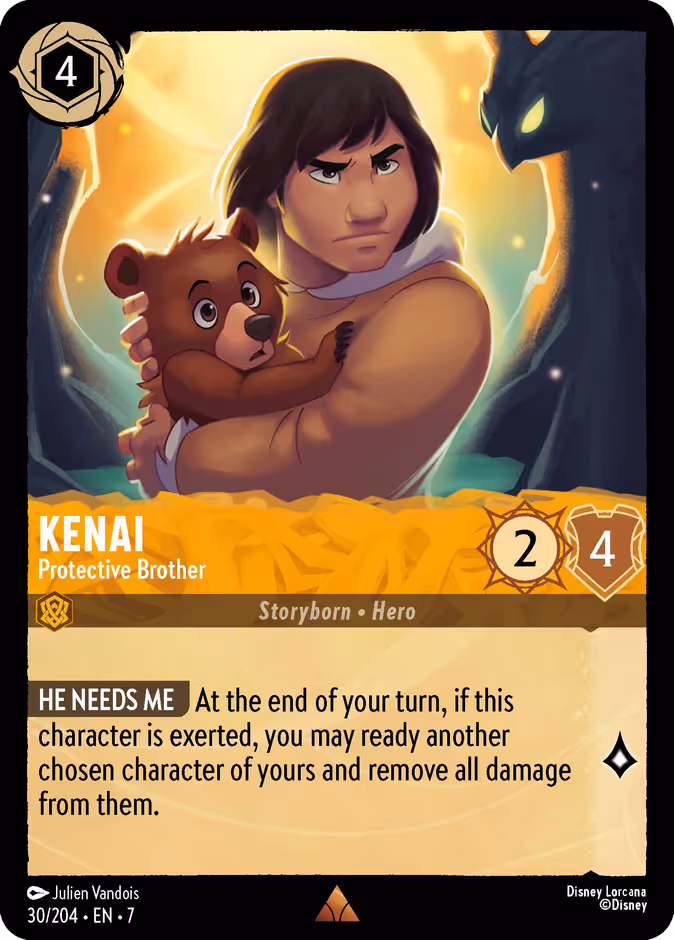 Kenai - Protective Brother Lorcana card (30/204, Archazia's Island)