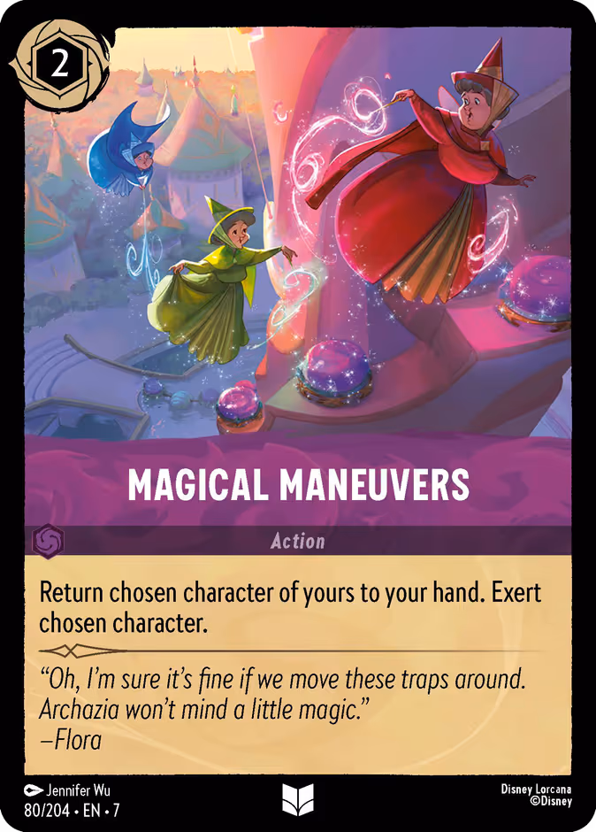 Magical Maneuvers Lorcana card (80/204, Archazia's Island)