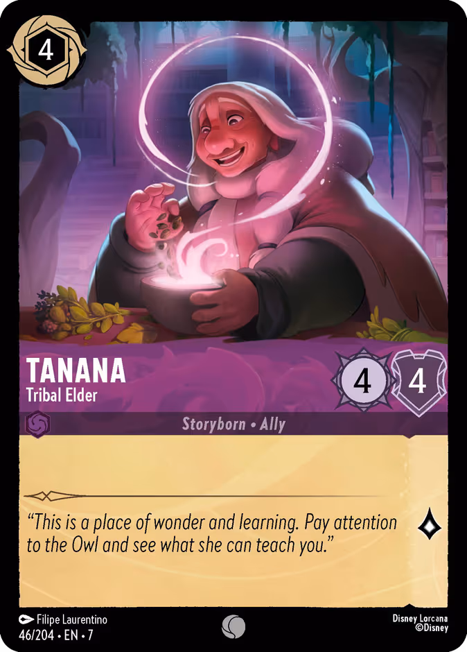 Tanana - Tribal Elder Lorcana card (46/204, Archazia's Island)