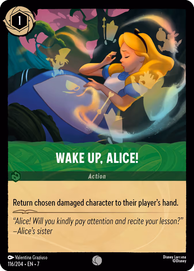 Wake Up, Alice! Lorcana card (116/204, Archazia's Island)