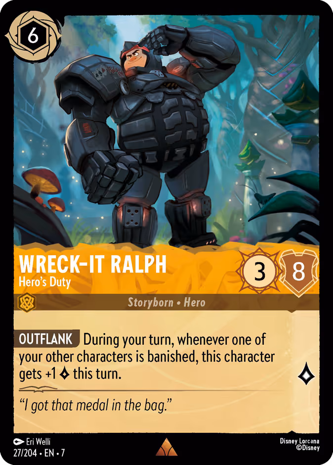 Wreck-It Ralph - Hero's Duty Lorcana card (27/204, Archazia's Island)