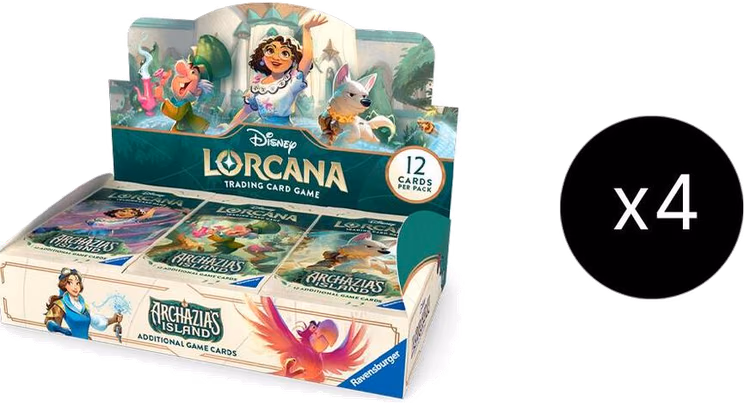 Disney Lorcana Archazia's Island Booster Box Case
