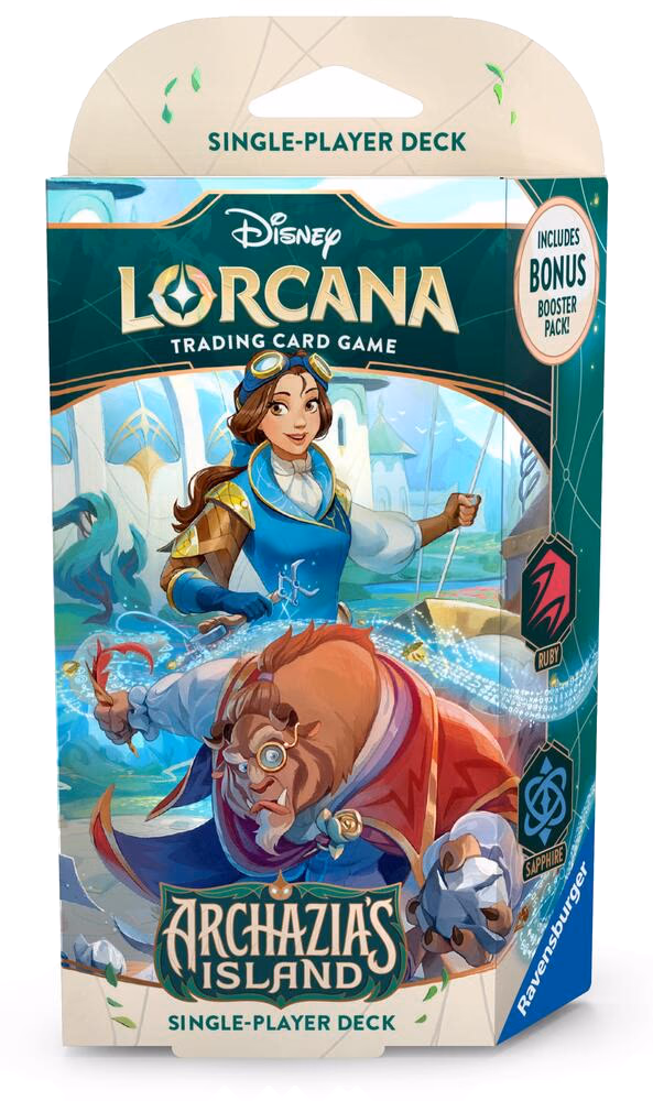 Disney Lorcana Archazia's Island Starter Deck (Ruby & Sapphire)