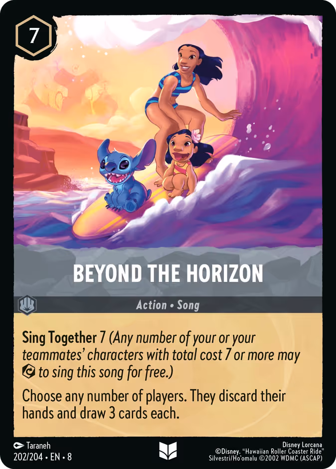 Beyond the Horizon Lorcana card (202/204, Reign of Jafar)