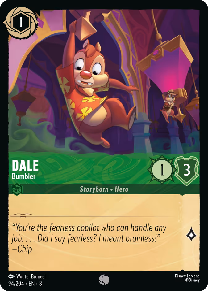 Dale - Bumbler Lorcana card (94/204, Reign of Jafar)