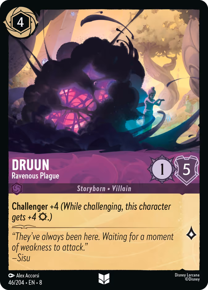 Druun - Ravenous Plague Lorcana card (46/204, Reign of Jafar)