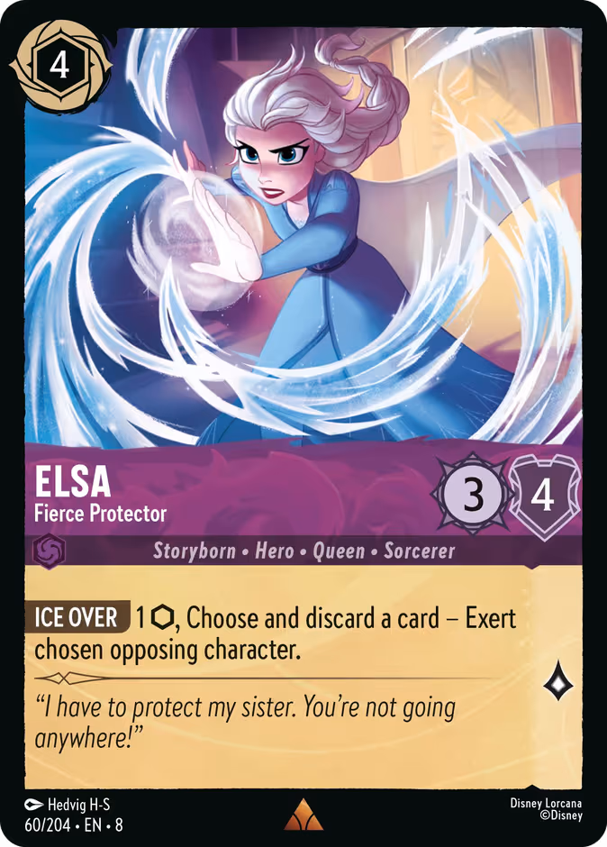 Elsa - Fierce Protector Lorcana card (60/204, Reign of Jafar)